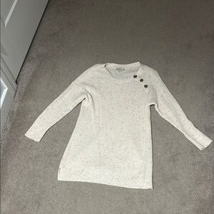 LOFT Speckled Knit Sweater
